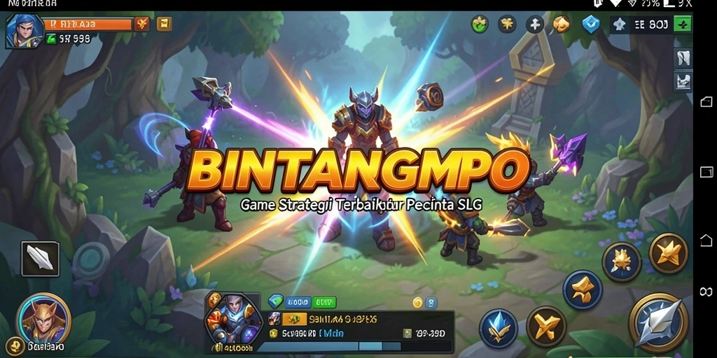 Tampilan gameplay menarik dan penuh aksi dalam BINTANGMPO.