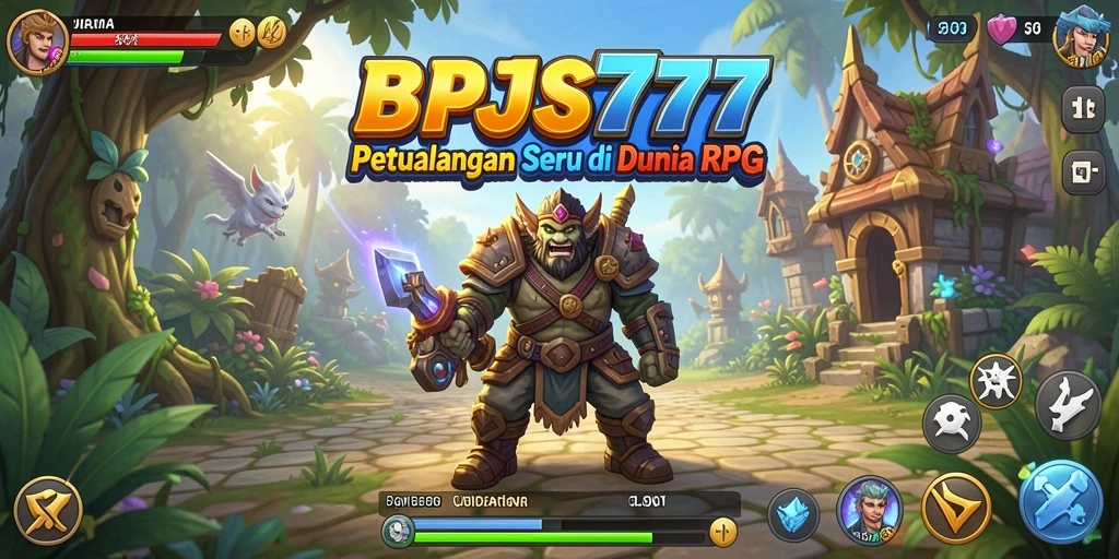 Tampilan gameplay menarik dari BPJS777 di dunia RPG.