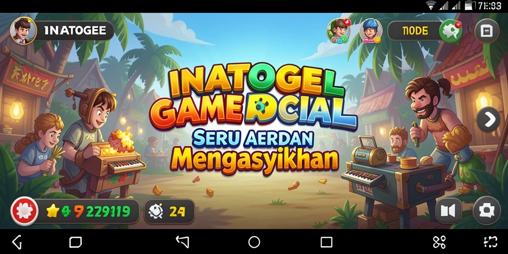 Screenshot gameplay INATOGEL yang menarik dan penuh aksi.