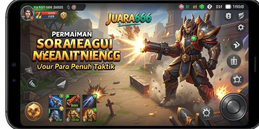 Tangkapan layar JUARA666 menunjukkan intensitas pertempuran strategi yang menegangkan.