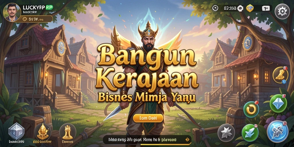 Tampilan gameplay <strong>LUCKYRP</strong> dengan elemen manajemen yang memukau.