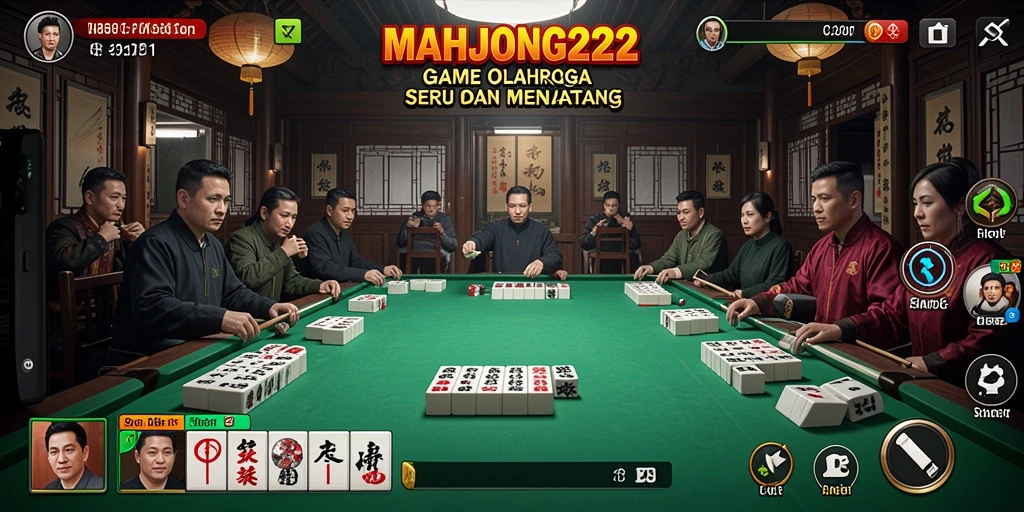 Tampilan menarik dari gameplay <strong>MAHJONG222</strong> yang penuh aksi olahraga.