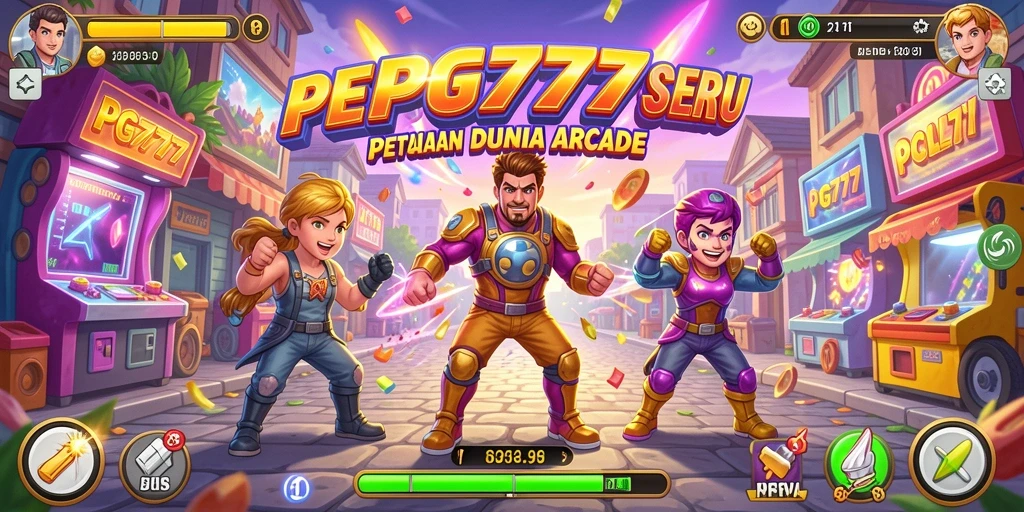 Tampilan gameplay seru dari PG777 yang penuh tantangan.