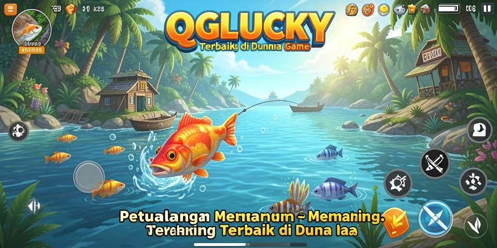 Tangkapan ikan besar di gameplay QGLUCKY yang memikat.