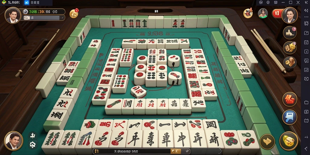Screenshot gameplay SL888 menampilkan kegembiraan permainan Mahjong.